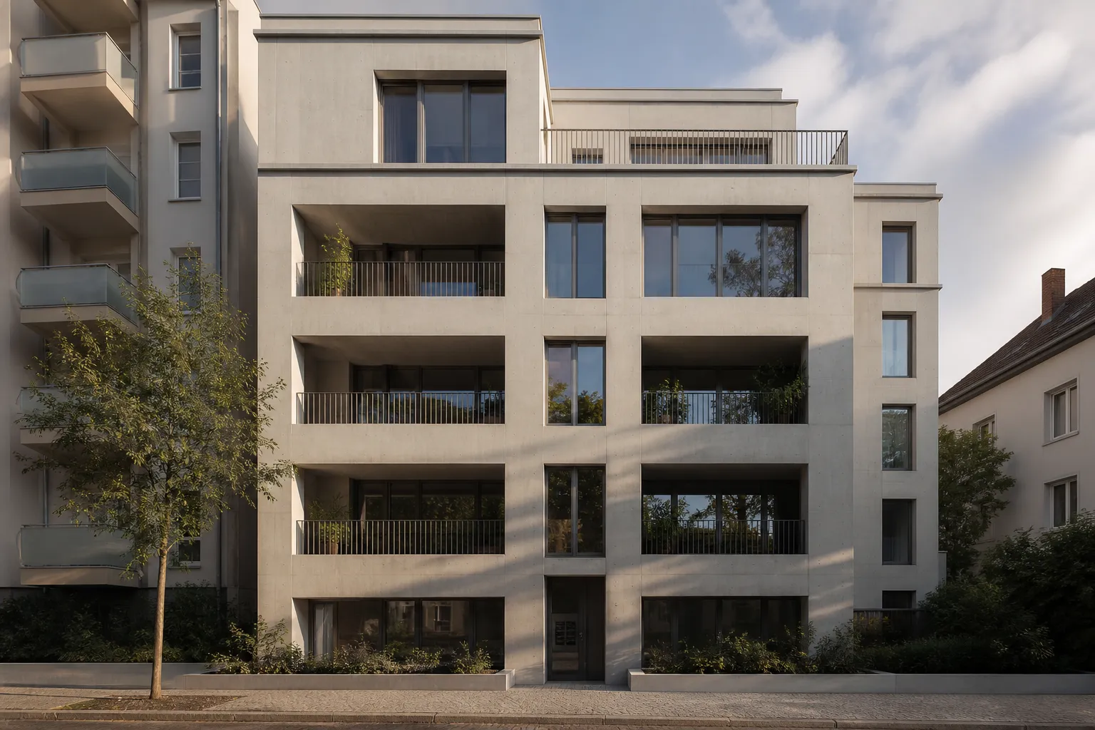 Voigt Hochbau — fertige Fassade